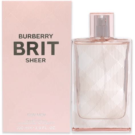 burberry brit sheer notes